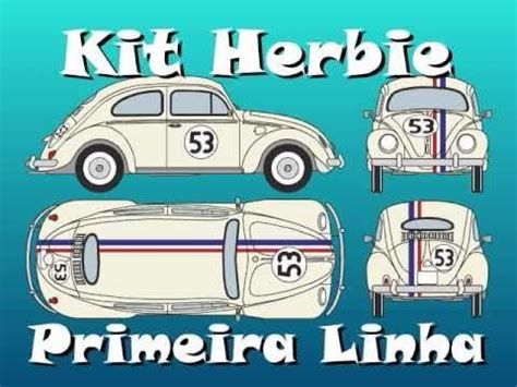 Kit Faixas Adesivos Fusca Herbie New Beatle Mercado Livre