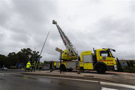 Las imágenes de la borrasca Aline a su paso por Jerez