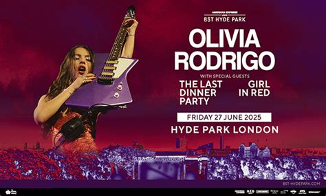 Olivia Rodrigo Terrace Ticket London Bst June