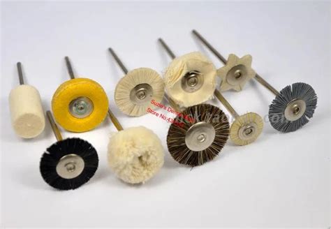 100pcs Dental Lab Beauty Brush Polishing Wheel Polishers For Rotary