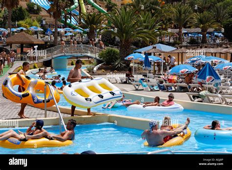 Aqualand Near Maspalomas Gran Canaria Spain Stock Photo Alamy