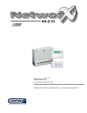 CADDX NX 8 V2 Manual de instalación y programación Manualzz