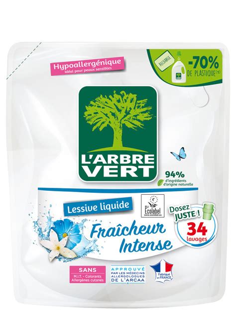 Lessive liquide écologique Fraîcheur Intense 1 53L IMBIEX SA