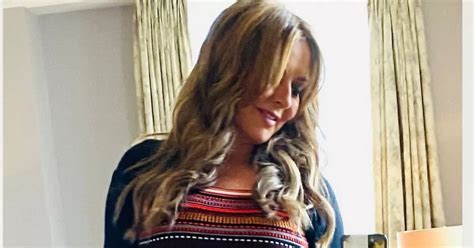 Carol Vorderman Parades Ageless Curves In Skintight Dress For Glam