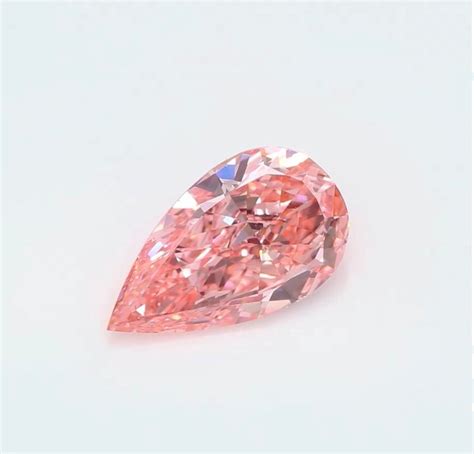 Diamant Ct Birne Brillant Fancy Vivid Pink Vs Catawiki