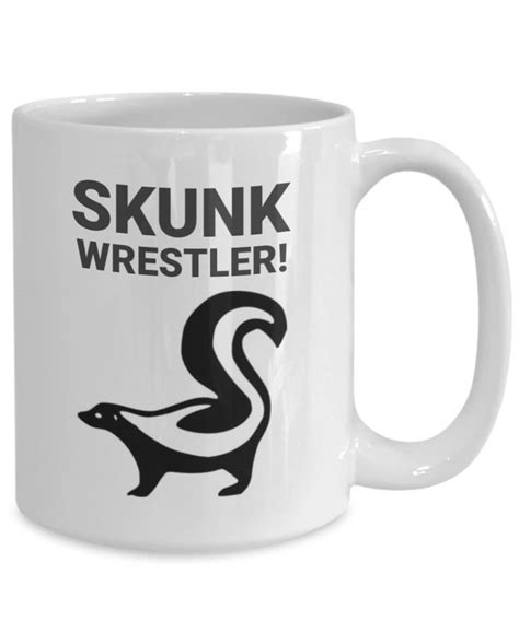 Skunk Wrestler Skunk Lovers Mug Skunk Lovers T Skunk Mom T