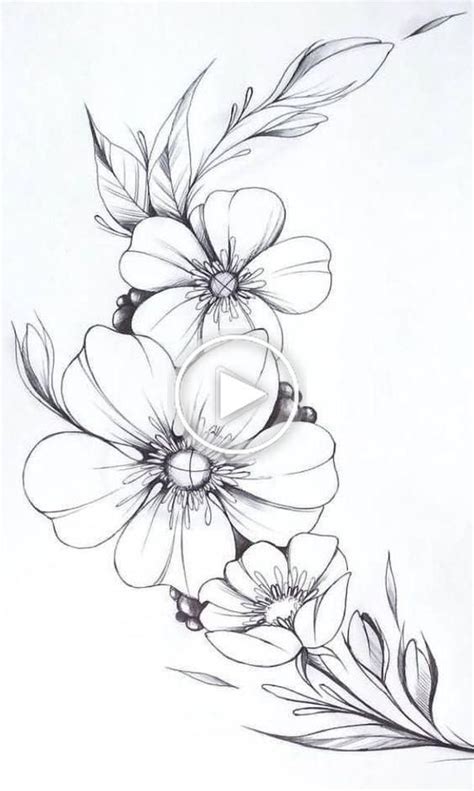 Plantillas De Tatuajes De Flores