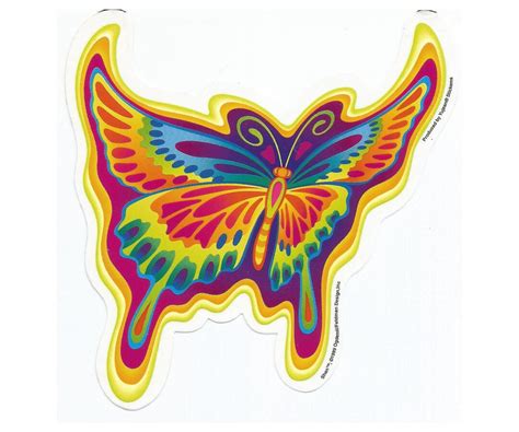 Vintage 90s Y2k Rainbow Butterfly Sticker Etsy