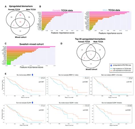 The Top Ranked Upregulated Biomarkers Esm1 And Cldn1 Presented A