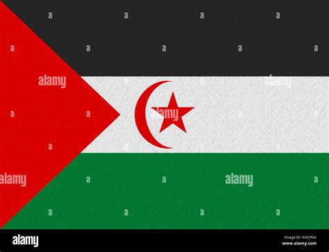 Flag of sahrawi republic hi-res stock photography and images - Alamy