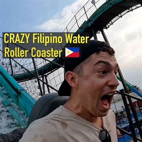 CRAZY Filipino Water Roller Coaster 🇵🇭 | roller coaster, water