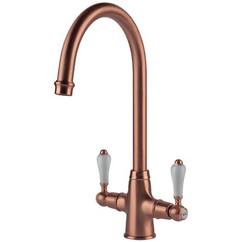 Clearwater Elegance C Twin Lever Monobloc Kitchen Sink Mixer Tap El20cp