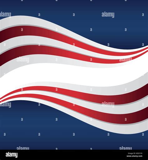 Pattern Of United State Of American Flag Icons Vector Illustration