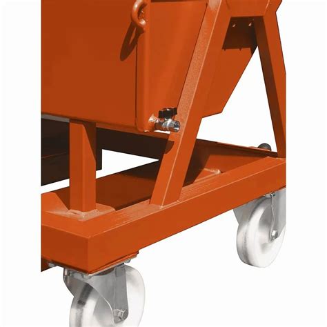 3 Feet Mild Steel Slab Trolley With Rails For Industrial Load