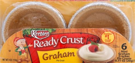 Keebler Ready Crust Mini Graham Cracker Pie Crusts, 6 ct / 4 oz - Pick ‘n Save