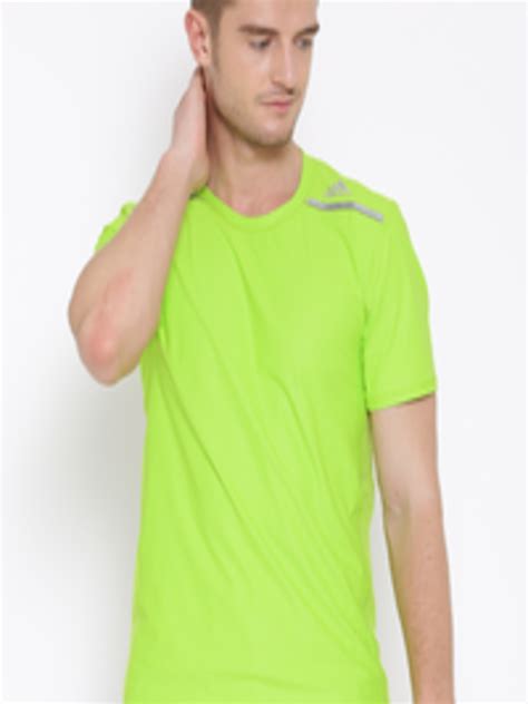 Buy Adidas Lime Green Tf Chil Fitted T Shirt Tshirts For Men 1236980