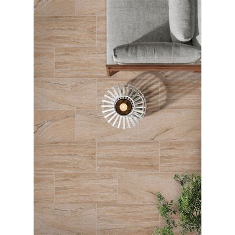 Pietra Vezio Beige 12x24 Polished Porcelain Tile Floor Tiles Usa