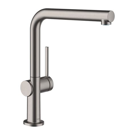 Hansgrohe Talis M Einhebel K Chenarmatur Schwarz Chrom Geb Rstet