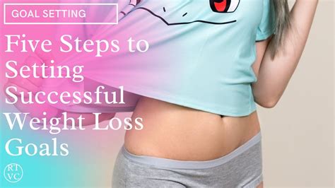 Five Steps To Setting Successful Weight Loss Goals Youtube