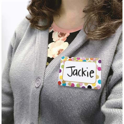 Confetti Name Tags Labels Tcr Teacher Created Resources