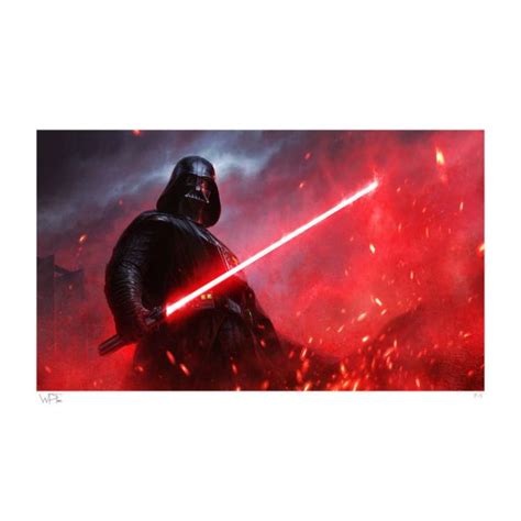 ToysTNT Star Wars Litografia Darth Vader Dark Lord Of The Sith 71 X