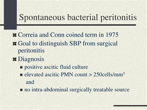 Ppt Ascites And Peritonitis Powerpoint Presentation Free Download Id3369749