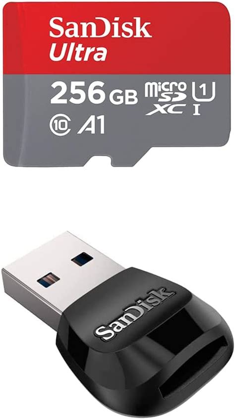 SanDisk 256GB Ultra MicroSDXC UHS I Memory Card With Adapter Up To