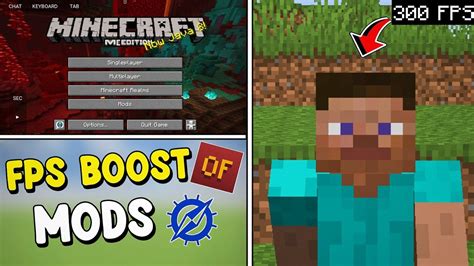 Best Fps Boost Mods Minecraft Java Pojavlauncher Youtube