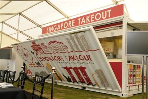 New Pop Up Shipping Container Restaurant Brings A Taste Of Singapore To