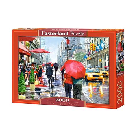 New York Cafe Puzzle Pi Ces Castorland Avec Puzzles