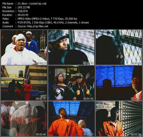 Akon Feat. Styles P - Locked Up - Download High-Quality Video(VOB)