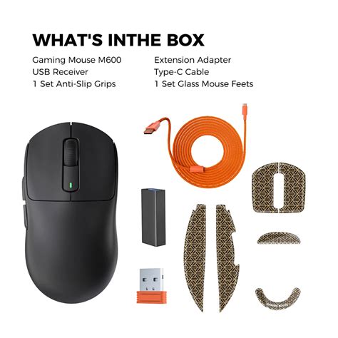 Kysona M600paw3395 White Wireless Gaming Esports Mouse 55g 49 OFF