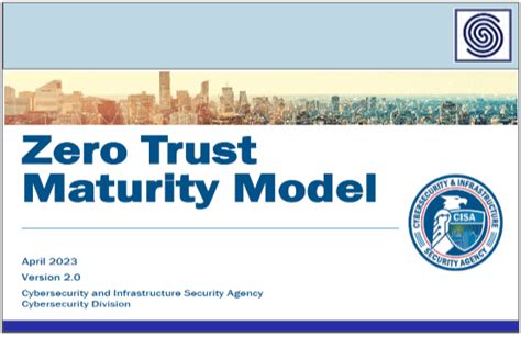 Zero Trust Matutity Model By Cisa Ciso2ciso Com And Cyber Security Group