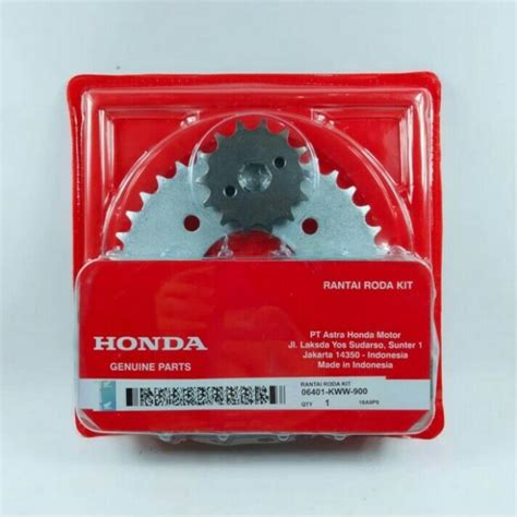 Jual GIER SET RANTAI KOMPLIT ORIGINAL HONDA BLADE NEW REVO ABSOLUT KWW