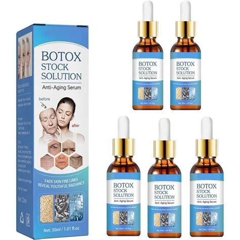 5pcs Botox Stock Solution2023 New Botox Face Serumbotox Anti Aging Serumbotox Stock Solution