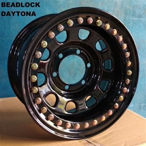 Jual Velg OffRoad Steel Besi Daytona Beadlock 15x12 Katana Taft Hardtop