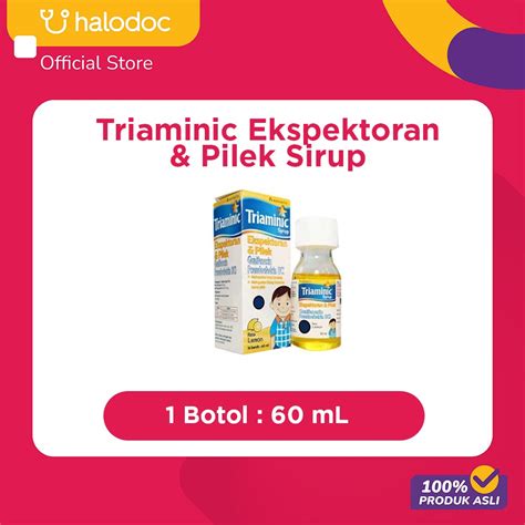 Jual Triaminic Ekspektoran Pilek Sirup 60 Ml Shopee Indonesia