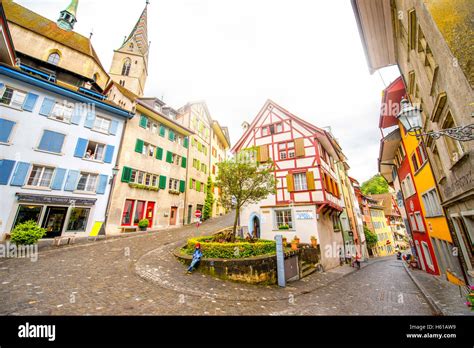 Baden old town in Switzerland Stock Photo - Alamy