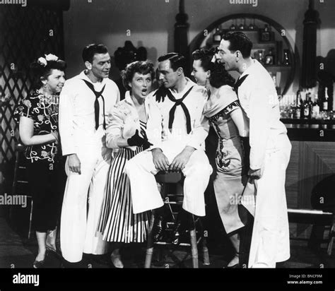 On The Town Mgm Film Musical With Gene Kelly Seated And Frank