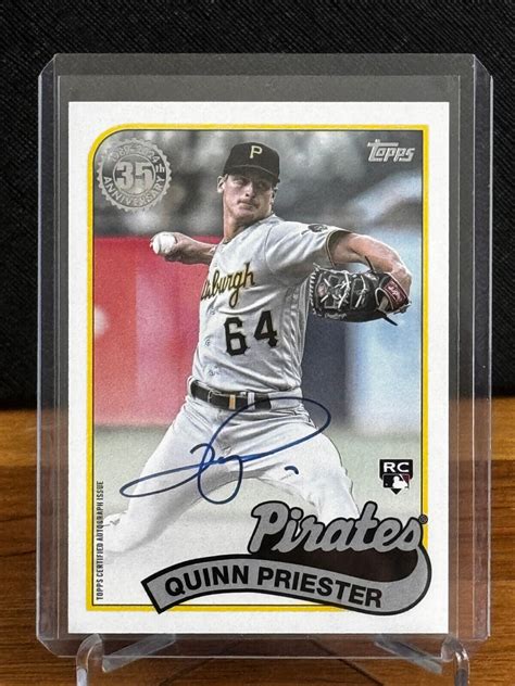 Topps Series Quinn Priester Auto Th Anniv Rc Ba Qpr