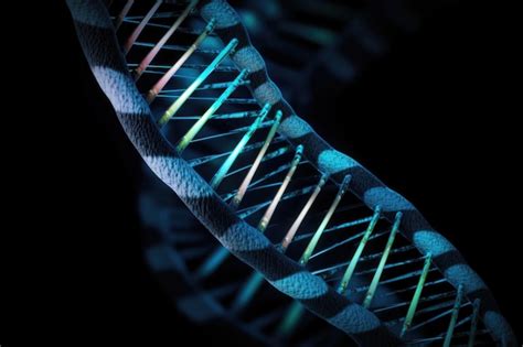 Premium Ai Image Dna Double Helix Twisted Into Unique And Fascinating