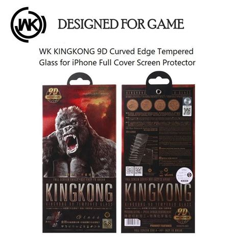 Wk King Kong D Curved Edge Tempered Glass For Iphone Pro Iphone