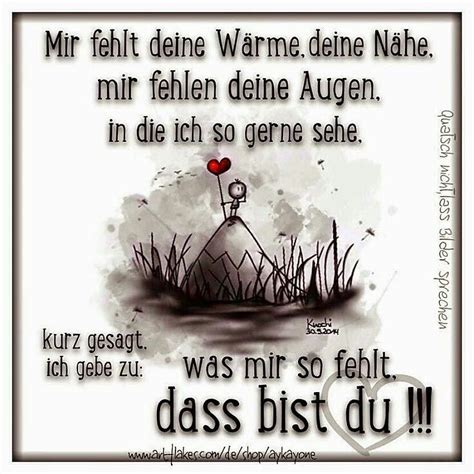 Du Fehlst Mir Spruch