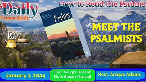 Meet The Psalmists Daily Sabbath School Lesson Quarter