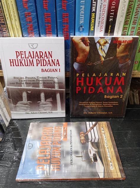 Buku Paket Pelajaran Hukum Pidana Bagian Dan By Drs Adami