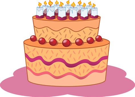 Free Vector Graphic Cake Birthday Dessert Torte Free Image On