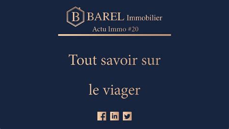 Tout Savoir Sur Le Viager Barel Immobilier Agence Immobili Re