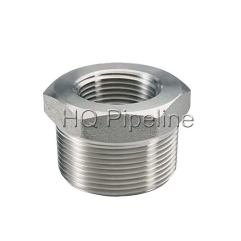 High Pressure SS316 304 Forged Stainless Steel Bushing Forged Bushing