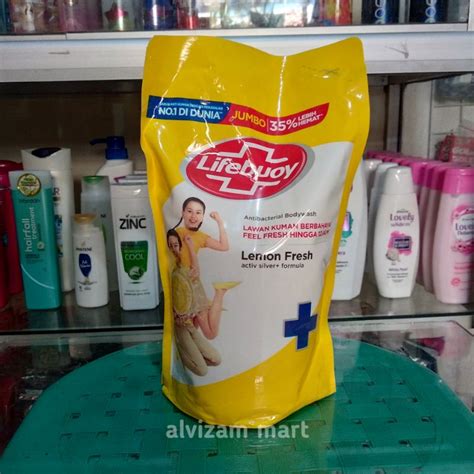 Jual Lifebuoy Sabun Mandi Cair Antibakteri Lemon Fresh Ml Shopee