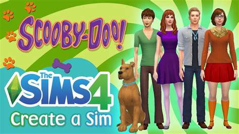 Scooby Doo Create A Sim The Sims 4 Cas Cc Yok 🐾 Youtube